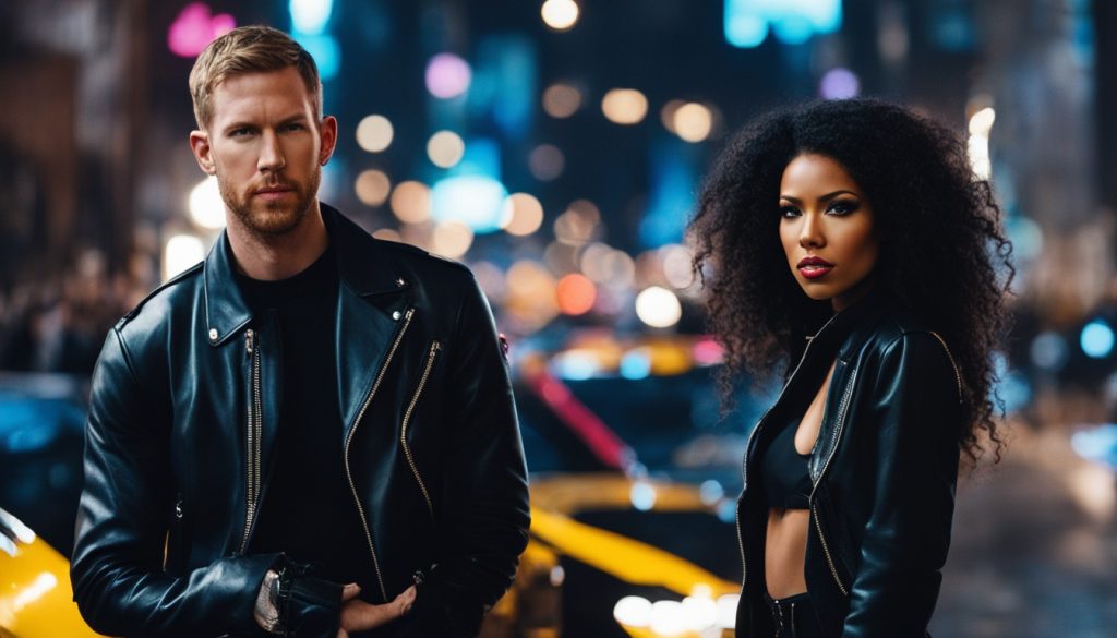 Calvin Harris and Vick Hope