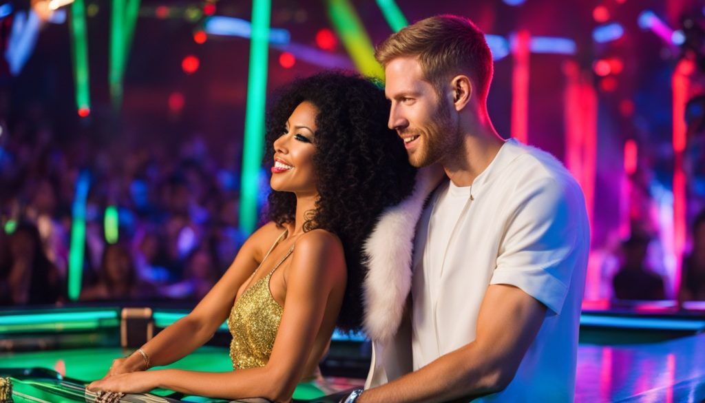 Calvin Harris and Vick Hope relationship