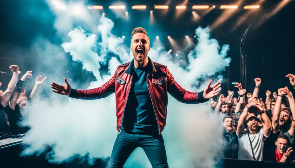 Central Cee on stage Central Cee on stage