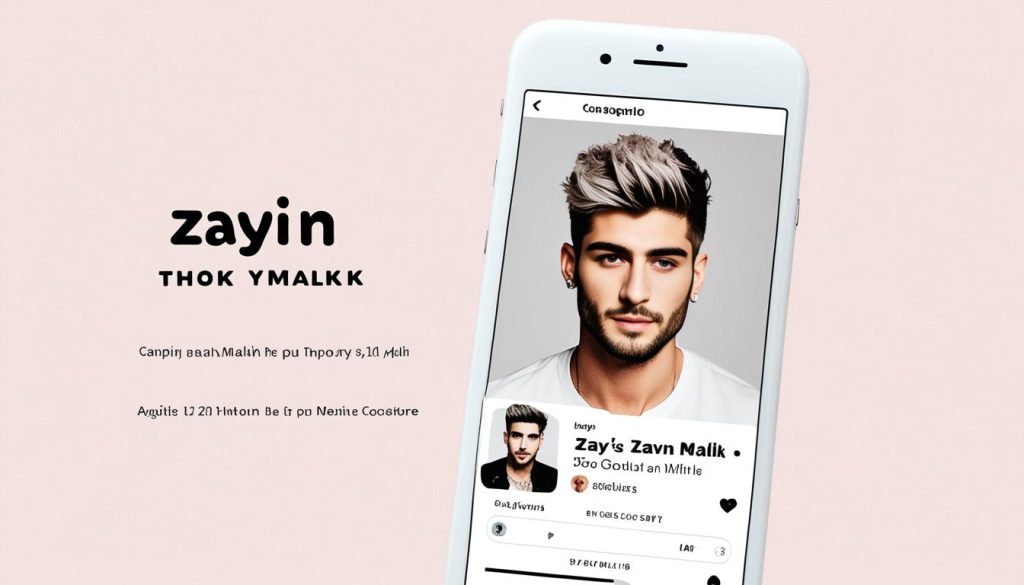Zayn Malik on a dating app
