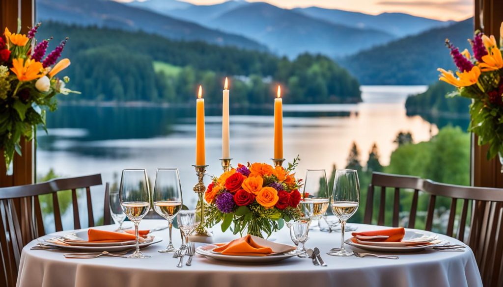 romantic meals in Windermere