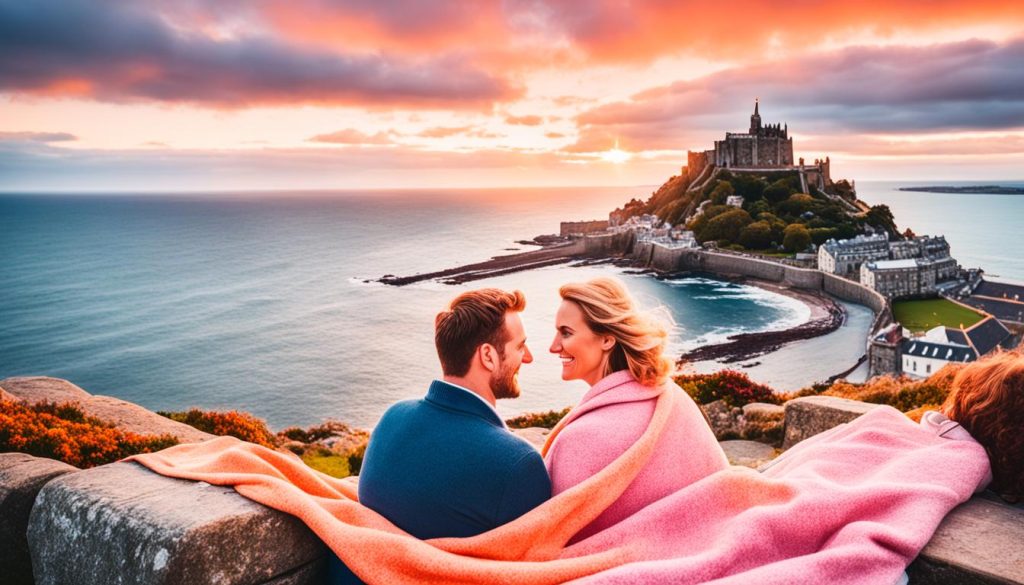 romantic spots in st michael's mount