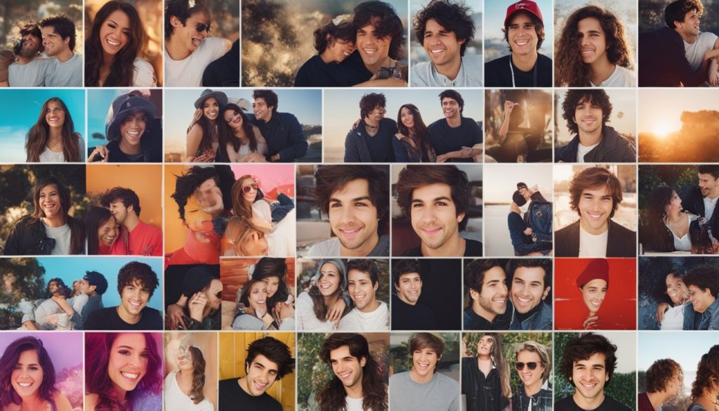 David Dobrik dating history