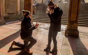 Propose at a Historical Landmark